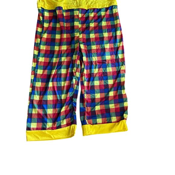 HauntLook Creepy Clown Halloween Costume Red Blue Yellow Unisex Medium New - Picture 5 of 12